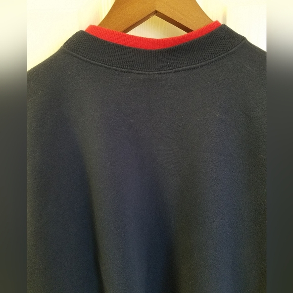 Vintage Beautiful Out of This World Grandma Embroidered Sweatshirt Navy Size XL - Picture 8 of 13